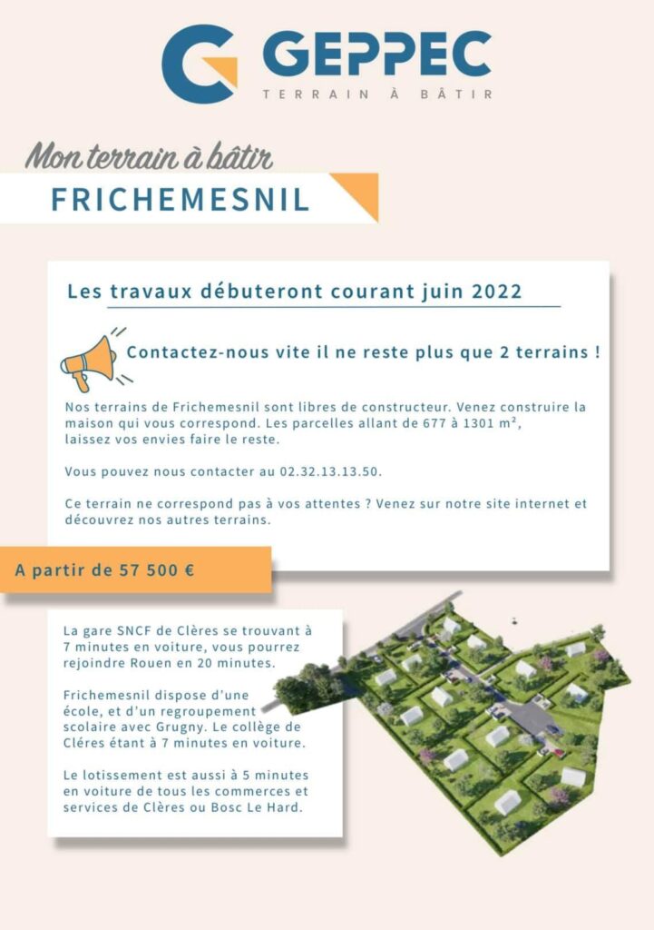Publication Terrains Frichemesnil