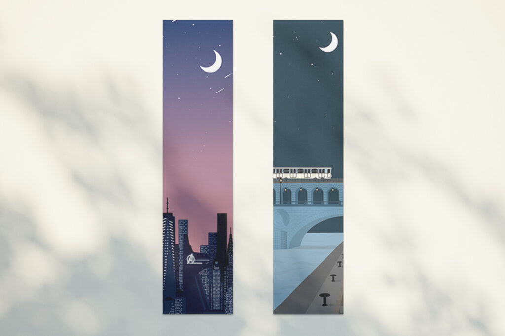 Marque page nuit