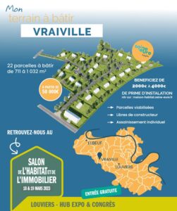 Publication Terrains Vraiville - Promo Salon de Louviers